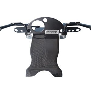 Motoholders lenktyninis aliumininis priekinio aptako laikiklis su karbono oro įsiurbimo kanalu – Yamaha R1 2020+