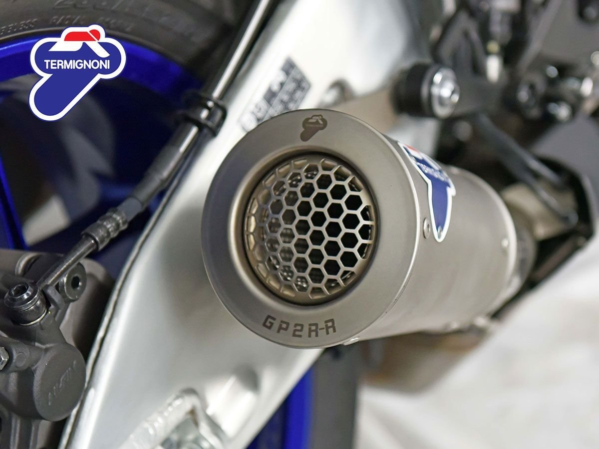 Termignoni GP2R-R nerūdijančiojo plieno duslintuvo komplektas – Yamaha YZF-R1 2015–2023 – nuotrauka 1