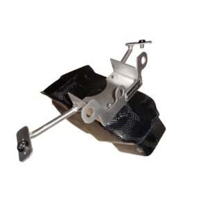 Motoholders lenktyninis aliumininis priekinio aptako laikiklis su karbono oro įsiurbimo kanalu – Kawasaki ZX 10 R 2011–2015