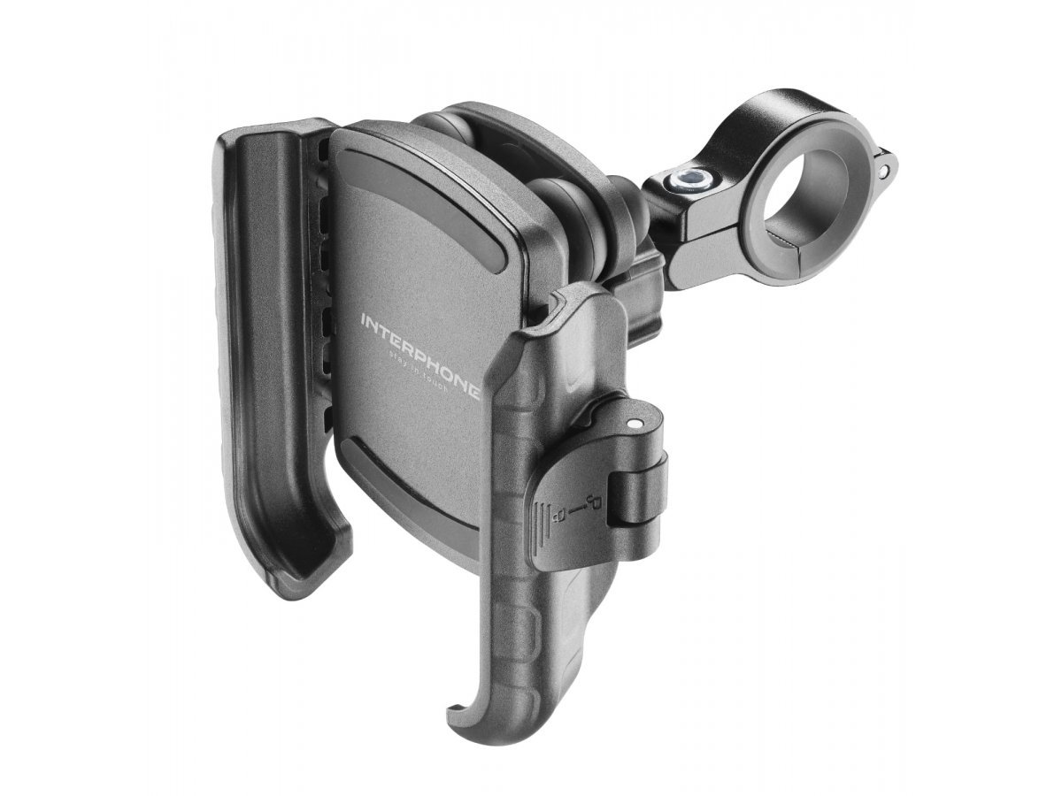 Interphone Crab Pro telefono laikiklis su vibracijų slopinimu, 12–32 mm – nuotrauka 1