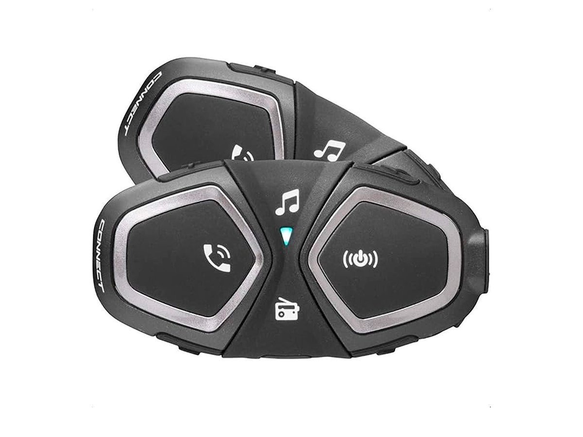 Interphone Connect Bluetooth šalmo ryšio įrenginių komplektas – dviem vairuotojams – nuotrauka 1