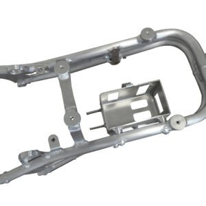 Motoholders lenktyninis aliumininis galinis rėmas su aliumininiu akumuliatoriaus laikikliu – Honda CBR 1000 RR 2017+