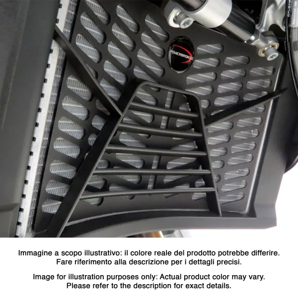 PowerBronze matinė juoda radiatoriaus apsauga BMW F 900 XR