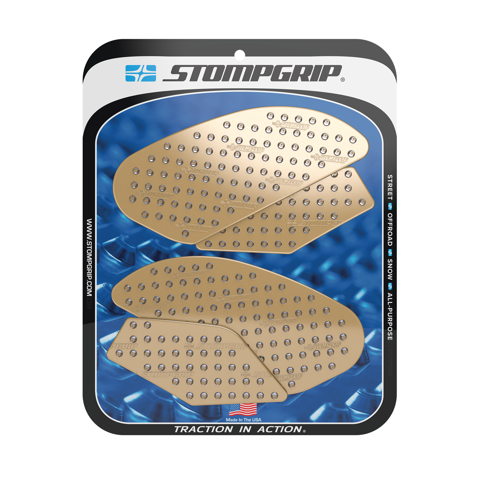 Stompgrip Volcano bako gripai – Honda VFR800F 2014–2015 - Image 2