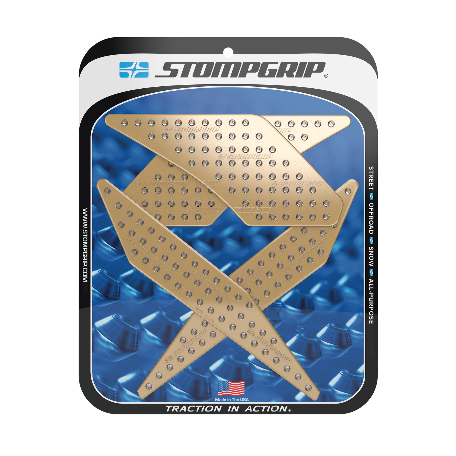 Stompgrip Volcano bako gripai – Kawasaki Z 125 Pro 2017–2024 - Image 2