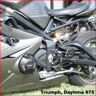GBRacing Crankcase generatoriaus dangtelio apsauga – Triumph Street Triple 675 R 2007–2010 / Triumph Daytona 675 2006–2010 – nuotrauka 2