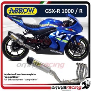 Arrow Competition titaninė pilna išmetimo sistema (homologuota) – Suzuki GSX R 1000 R 2017–2023 / Suzuki GSX R 1000 2017–2024