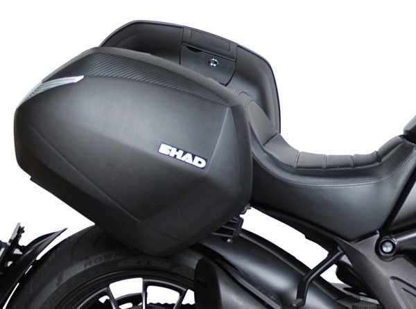 SHAD 3P šoniniai dėžių laikikliai – Ducati Diavel 1200 2012–2018 – nuotrauka 2