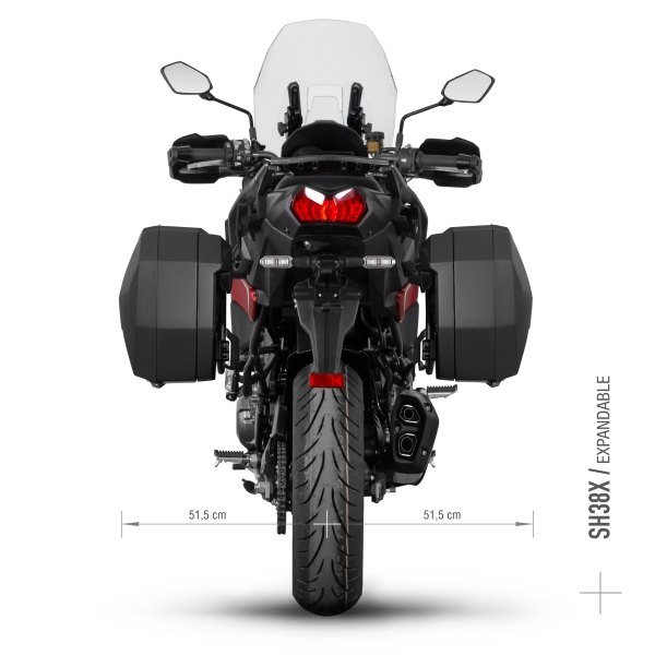 SHAD 3P šoniniai dėžių laikikliai – Kawasaki Versys 1000 2019–2020 / Kawasaki Versys 1000 2023–2024 – nuotrauka 3