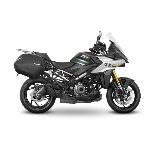 SHAD 3P šoniniai dėžių laikikliai – Suzuki GSX S 1000GX 2024–2025 – nuotrauka 3