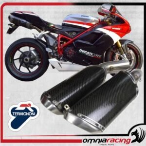 Termignoni D113 Fetta di Salame 07>13 94db karboninis duslintuvas (lenktyninis) – Ducati 1098 2007–2008