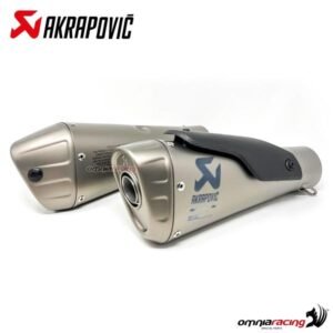 Akrapovic S-D11SO3-FJT titaninių duslintuvų pora (lenktyninė) – Ducati Panigale V4 2018–2021
