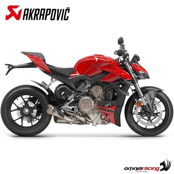 Akrapovic titaninių duslintuvų pora (lenktyninė) – Ducati Streetfighter V4S 2020–2022 / Streetfighter V4 2020–2022 – nuotrauka 3