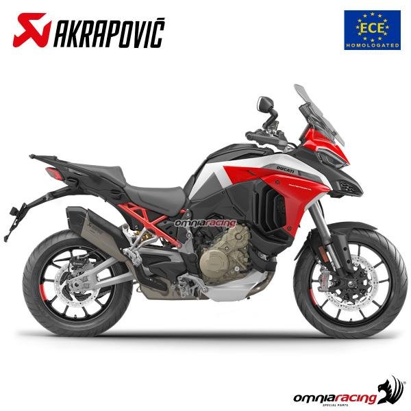 Akrapovic titaninis duslintuvas (homologuotas) – Ducati Multistrada V4S 2021–2024 / Multistrada V4 2021–2024 – nuotrauka 2