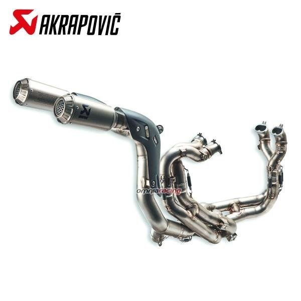 Ducati Performance Akrapovic aukštas Streetfighter V4/S titaninė pilna išmetimo sistema (lenktyninė) – Ducati Streetfighter V4S 2023 / Ducati Streetfighter V4 2023