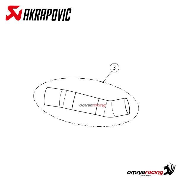 Akrapovic juodas titaninis duslintuvas su jungiamuoju vamzdžiu (homologuotas) – Ducati Monster 1200 2014–2016 – nuotrauka 4