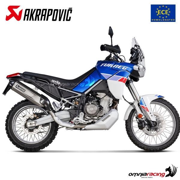Akrapovic titaninis duslintuvas (homologuotas) – Aprilia Tuareg 660 2022–2024 – nuotrauka 2