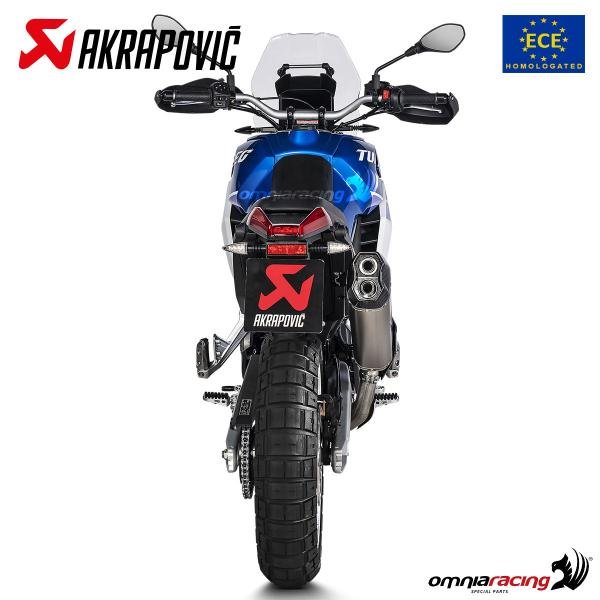 Akrapovic titaninis duslintuvas (homologuotas) – Aprilia Tuareg 660 2022–2024 – nuotrauka 4