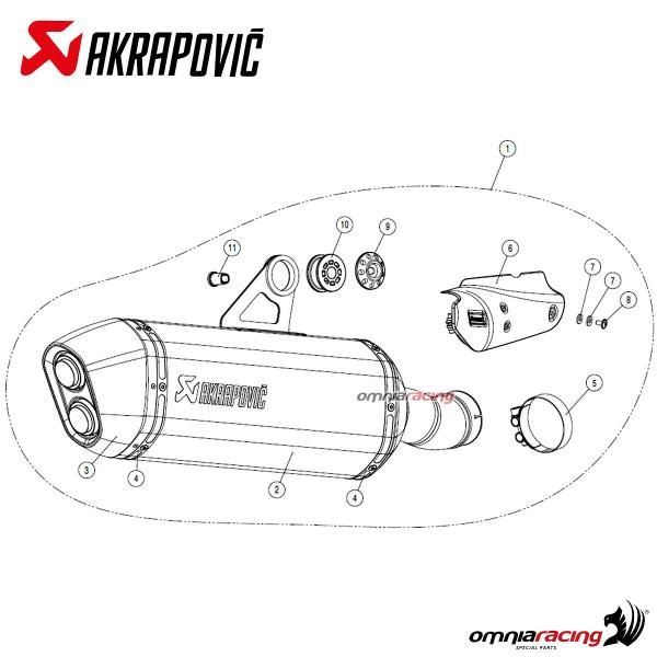 Akrapovic juodas titaninis duslintuvas (homologuotas) – BMW R 1200 GS Adventure 2017–2018 – nuotrauka 4