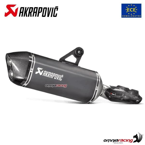 Akrapovic juodas titaninis duslintuvas (homologuotas) – BMW R 1200 GS Adventure 2017–2018