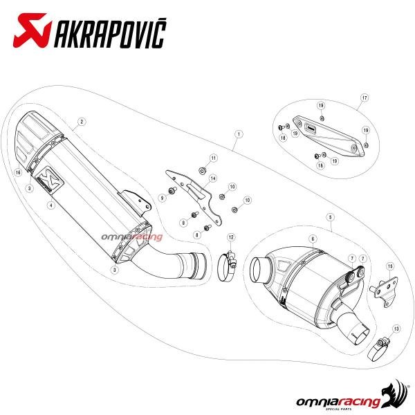 Akrapovic titaninis duslintuvas (homologuotas) – BMW F 900 XR 2020–2024 – nuotrauka 5