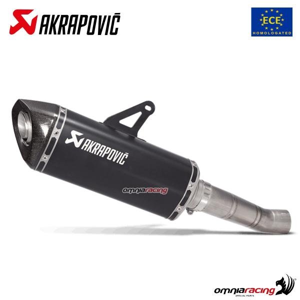 Akrapovic juodas titaninis duslintuvas su jungiamuoju vamzdžiu (homologuotas) – Ducati Monster 1200 2014–2016