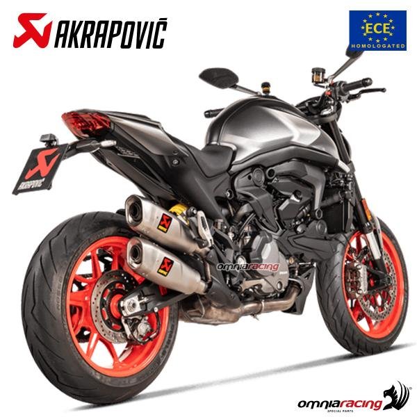 Akrapovic titaninių duslintuvų pora (homologuota) – Ducati Monster 937 2021–2024 – nuotrauka 3