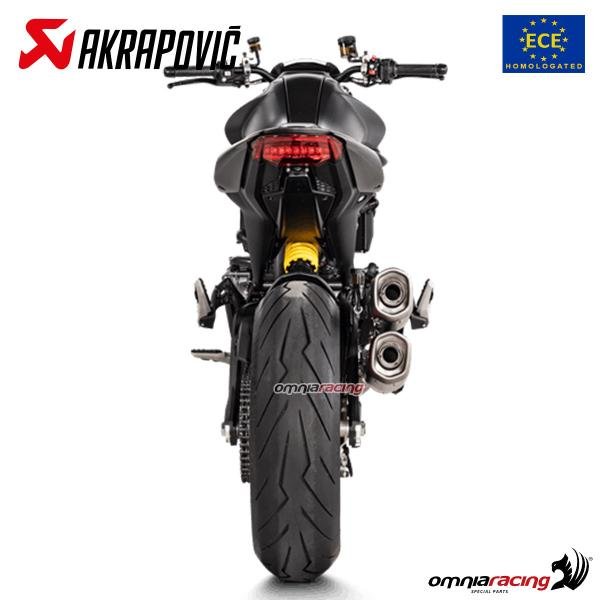 Akrapovic titaninių duslintuvų pora (homologuota) – Ducati Monster 937 2021–2024 – nuotrauka 4