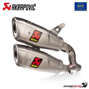 Akrapovic titaninių duslintuvų pora (homologuota) – Ducati Monster 937 2021–2024