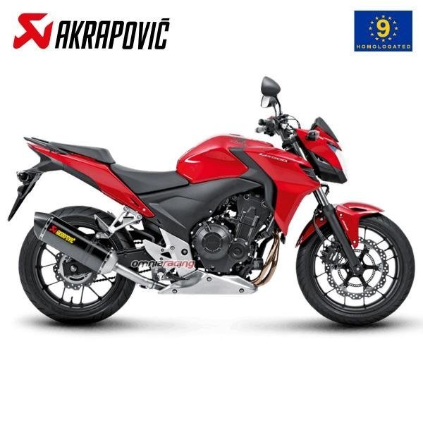 Akrapovic karboninis duslintuvas (homologuotas) – Honda CB 500 F 2013–2015 / CB 400 F 2014–2015 ir kt. - Image 2