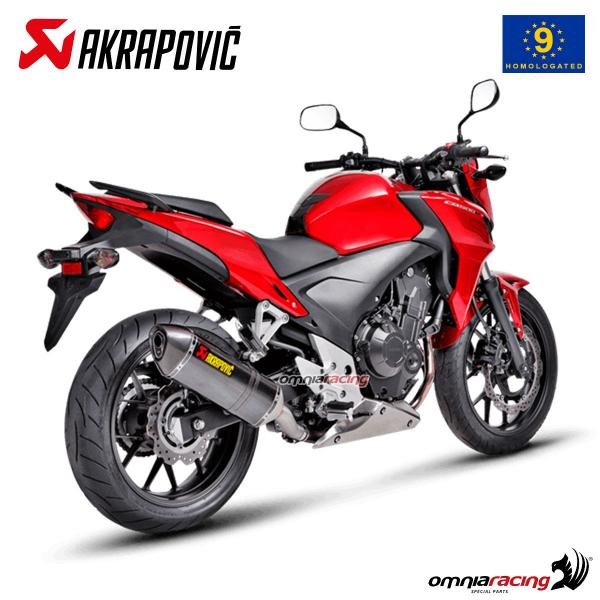 Akrapovic karboninis duslintuvas (homologuotas) – Honda CB 500 F 2013–2015 / Honda CB 400 F 2014–2015 ir kt. – nuotrauka 3