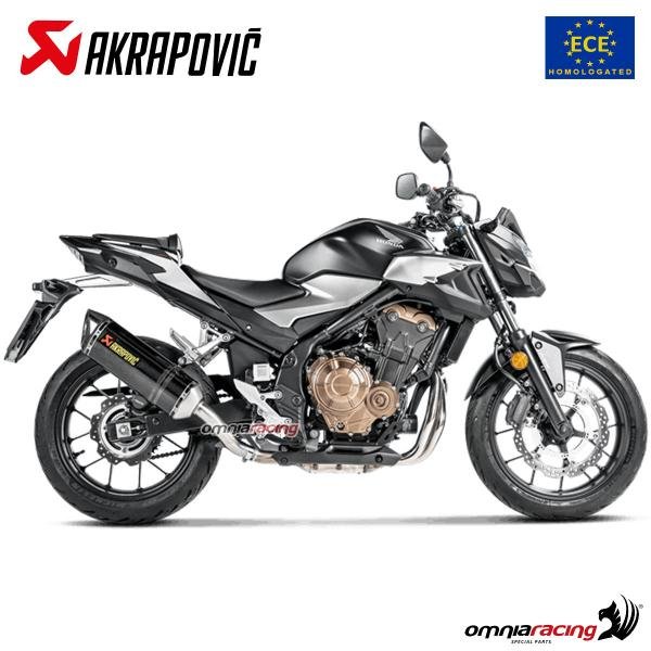 Akrapovic karboninis duslintuvas (homologuotas) – Honda CBR 500 R 2019–2024 / CB 500 F 2019–2024 – nuotrauka 2