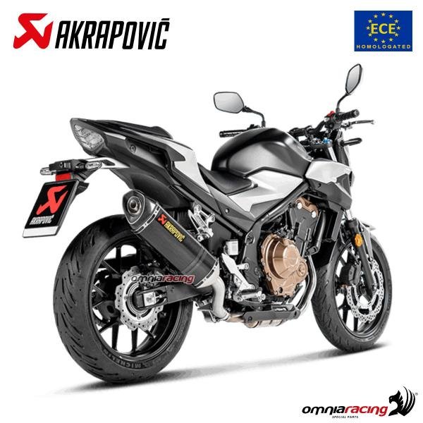 Akrapovic karboninis duslintuvas (homologuotas) – Honda CBR 500 R 2019–2024 / CB 500 F 2019–2024 – nuotrauka 3