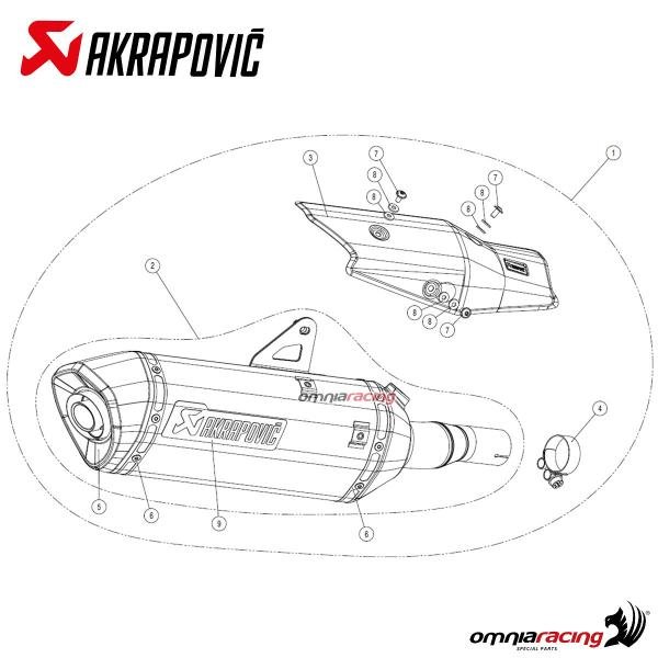 Akrapovic duslintuvas (homologuotas) – Honda X Adv 750 2017–2024 – nuotrauka 4