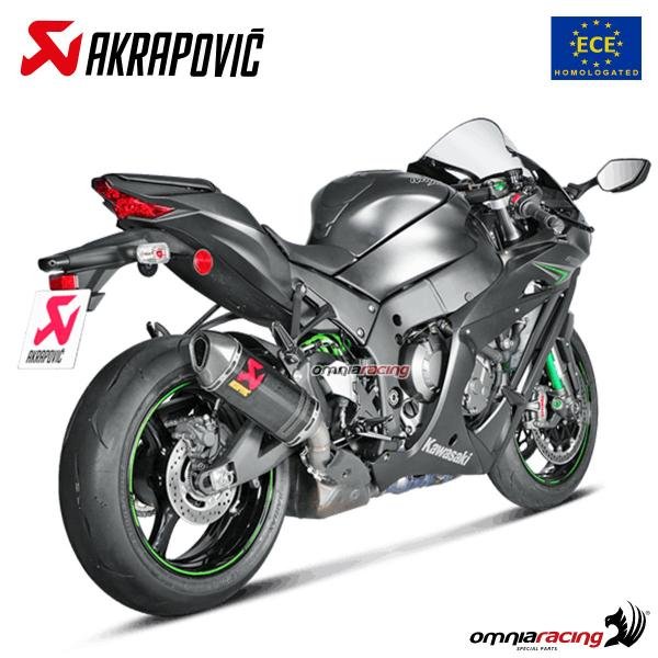 Akrapovic karboninis duslintuvas (homologuotas) – Kawasaki Ninja ZX 10R 2016–2020 – nuotrauka 3