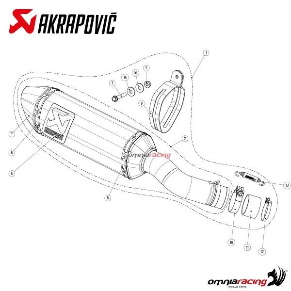 Akrapovic karboninis duslintuvas (homologuotas) – Kawasaki Ninja ZX 10R 2016–2020 – nuotrauka 4