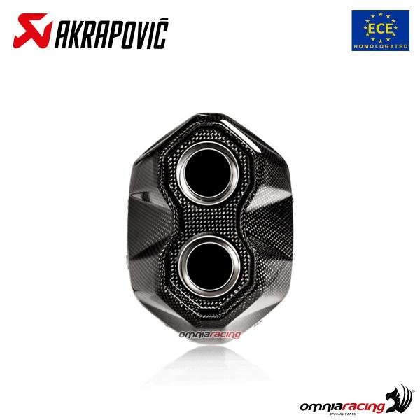Akrapovic juodas titaninis duslintuvas (homologuotas) – Kawasaki ZH2 2020–2023 – nuotrauka 2