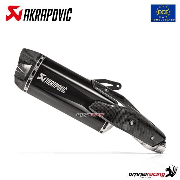 Akrapovic juodas titaninis duslintuvas (homologuotas) – Kawasaki ZH2 2020–2023 – nuotrauka 3