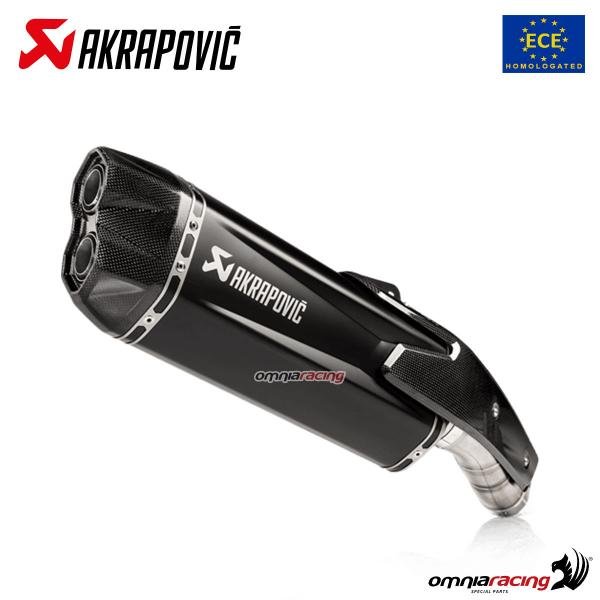 Akrapovic juodas titaninis duslintuvas (homologuotas) – Kawasaki ZH2 2020–2023