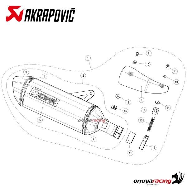 Akrapovic titaninis duslintuvas (homologuotas) – Kawasaki Ninja 400 2018–2024 – nuotrauka 4