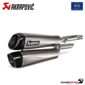 Akrapovic titaninių duslintuvų pora (homologuota) – Triumph Scrambler 1200 2019–2020