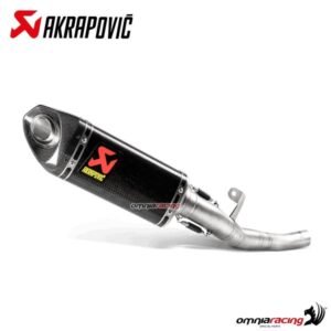 Akrapovic karboninis duslintuvas (lenktyninis) – Triumph Street Triple 765 RS 2017–2019 / Triumph Street Triple 765 R 2017–2019 ir kt.