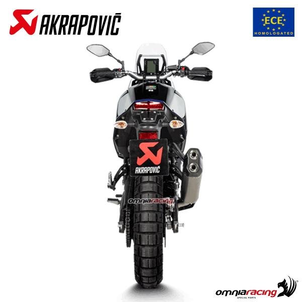 Akrapovic titaninis duslintuvas (homologuotas) – Yamaha Tenere 700 2021–2025 – nuotrauka 2