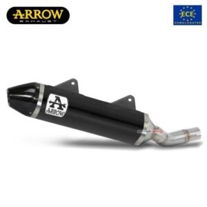 Arrow Thunder dark aliumininis duslintuvas (homologuotas) – Aprilia SX 125 / Malaguti XTM ir kt.