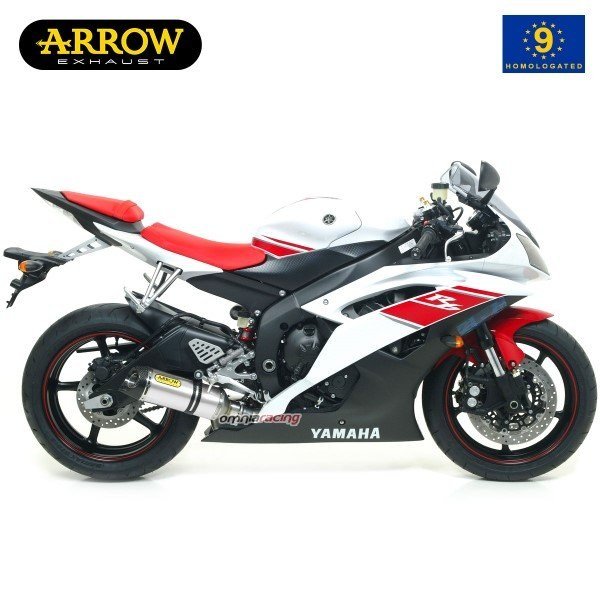 Arrow aliumininė pilna išmetimo sistema (homologuota) – Yamaha R6 2006–2007 - Image 2