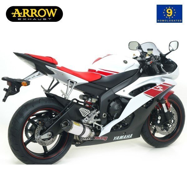 Arrow aliumininė pilna išmetimo sistema (homologuota) – Yamaha R6 2006–2007 - Image 3