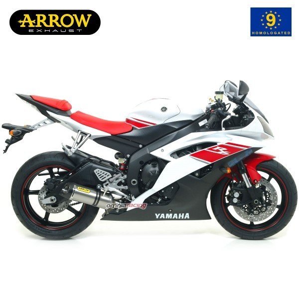 Arrow titaninė pilna išmetimo sistema (homologuota) – Yamaha R6 2006–2007 - Image 2