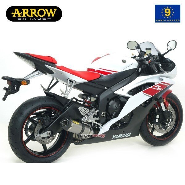 Arrow titaninė pilna išmetimo sistema (homologuota) – Yamaha R6 2006–2007 - Image 3