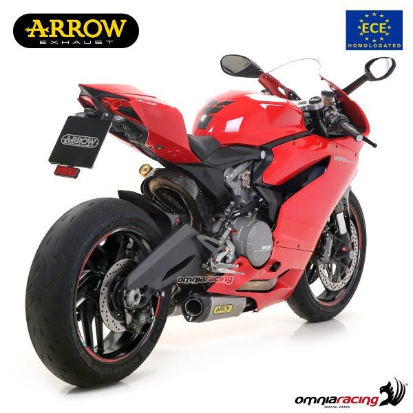 Arrow Works titaninių duslintuvų pora (homologuota) – Ducati Panigale 899 / 1199 2012–2015 – nuotrauka 3