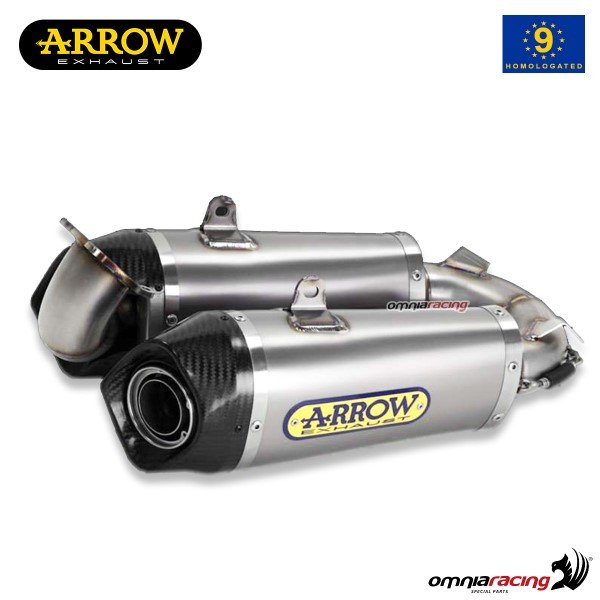 Arrow Works titaninių duslintuvų pora (homologuota) – Ducati Panigale 899 / 1199 2012–2015